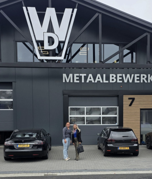 Klantbezoek van Natasha Singh-Palman bij WDV Metaalbewerking B.V.
